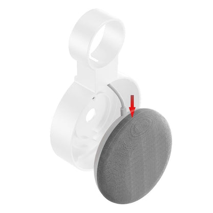 Google Nest Mini Wall Bracket with Cable Storage - White