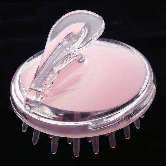 5Pc Silicone Pvc Massage Brush Set - Red