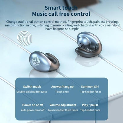 Wireless Bone Conduction Earphones with Noise Reduction - Red