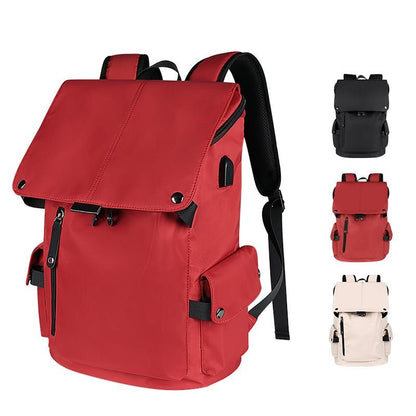 Universal Laptop Backpack With Usb Port - 13-15.6 Inch Capacity - Black