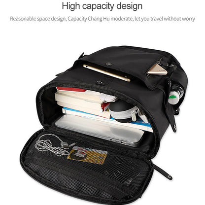 Universal Laptop Backpack With Usb Port - 13-15.6 Inch Capacity - Black