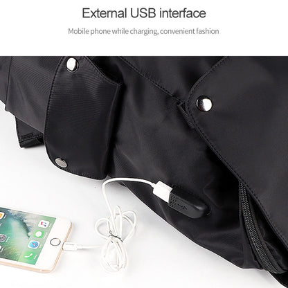 Universal Laptop Backpack With Usb Port - 13-15.6 Inch Capacity - Black