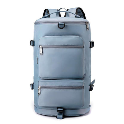 Waterproof Gym Bag - Shoe Compartment Included - Light Green