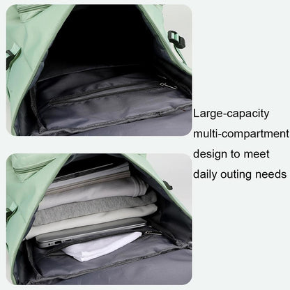 Waterproof Gym Bag - Shoe Compartment Included - Light Green