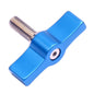 10pcs T-shaped Multi-directional Screw with M4 Aluminum Alloy Handle - Blue