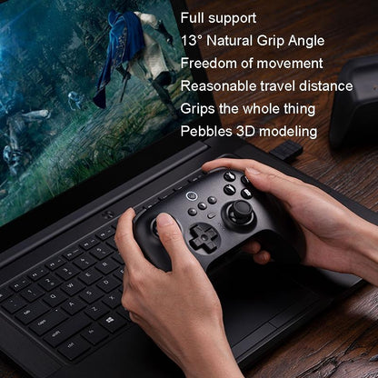 Wireless Gaming Controller for Switch / Pc - Tooth Design - Black