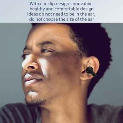 Wireless Bone Conduction Earphone - Single Ear Clamp Design - White