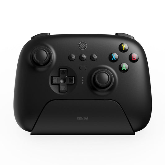 Wireless Gaming Controller + Charging Dock for Pc / Windows 10 / 11 / Steam Deck - 2.4g - Black