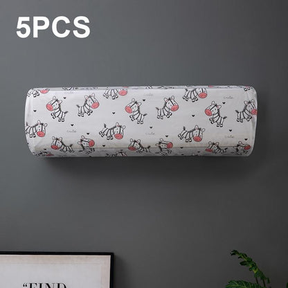 5-pack Hanging Ac Dust Cover - 95x20x31cm - Thickened - Green Plant Fairy
