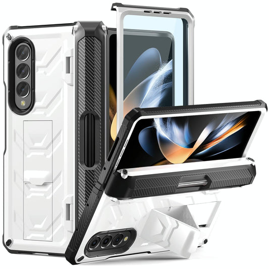 Foldable Shockproof Phone Case for Samsung Galaxy z Fold 4 / 5g - White