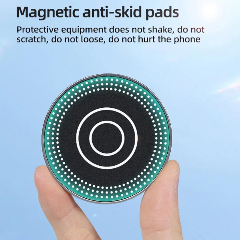 Universal Magnetic Phone Holder for Tripod and Magic Arm - Black
