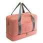 Travel-Ready Waterproof Beach Bag With Double Layer Design - Orange Powder