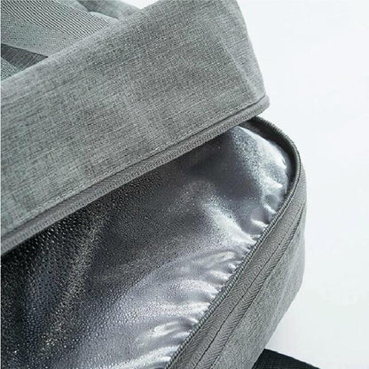 Travel-Ready Waterproof Beach Bag With Double Layer Design - Orange Powder