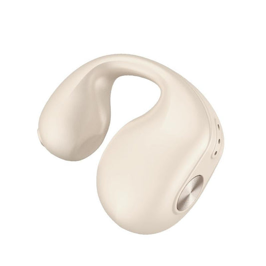 Mini Bone Conduction Bluetooth Earphone for Running and Sports - Skin Colour