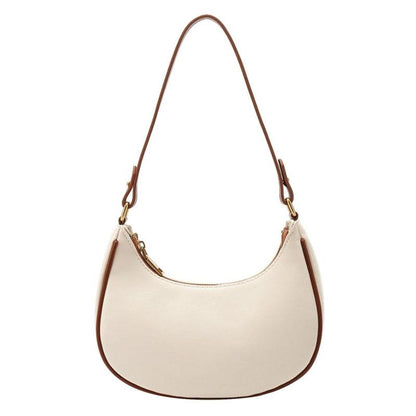 Stylish Crescent Shoulder Bag For Women - Black