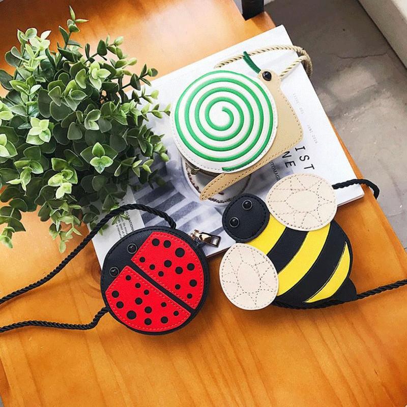 Adorable Kids' Tassel Purse Cute Cartoon Animals - Bee