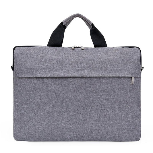 Waterproof Single Shoulder Notebook Bag - 13 Inch Portable & Durable - Gray
