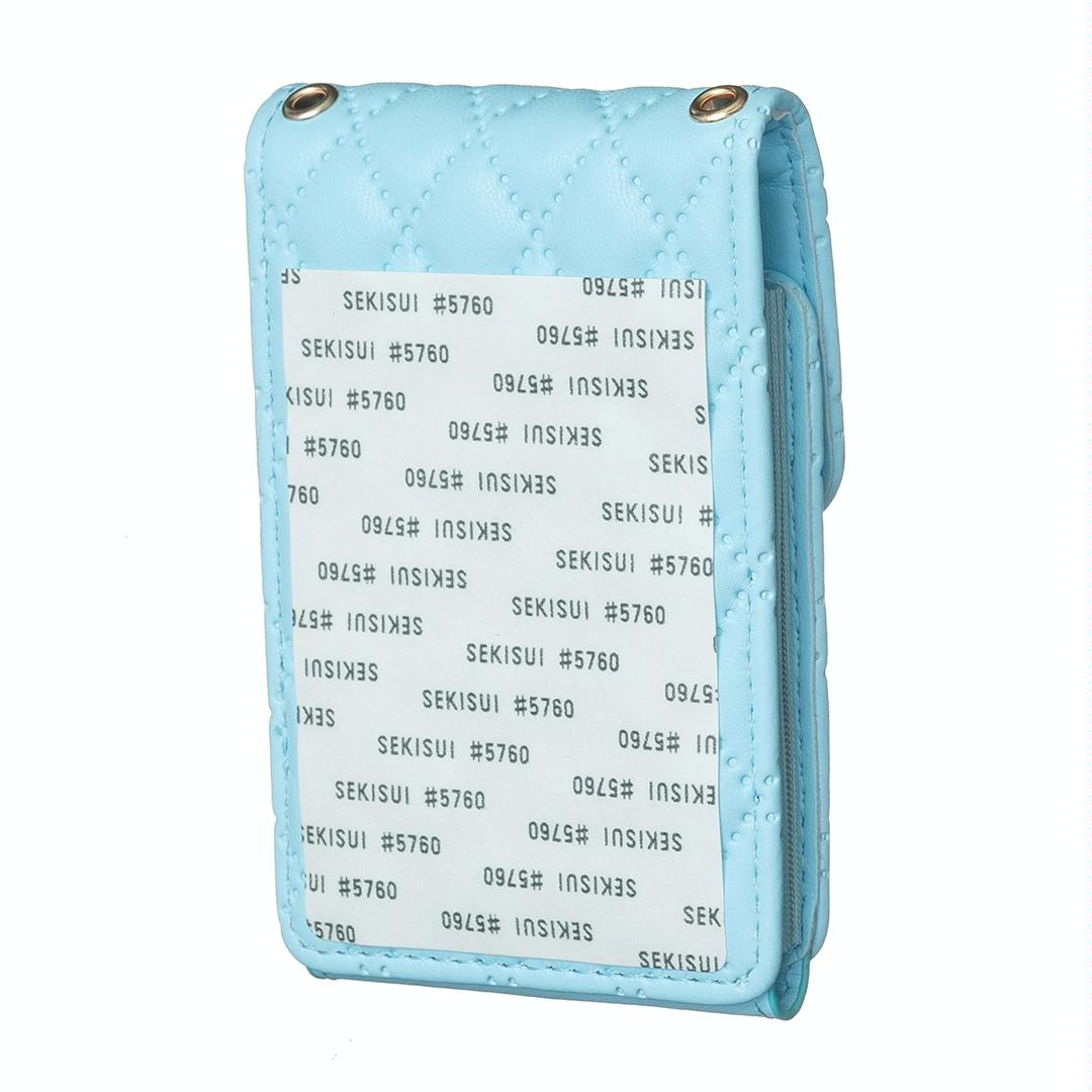 Vertical Card Bag With Metal Buckle For Mobile Phones - Pink