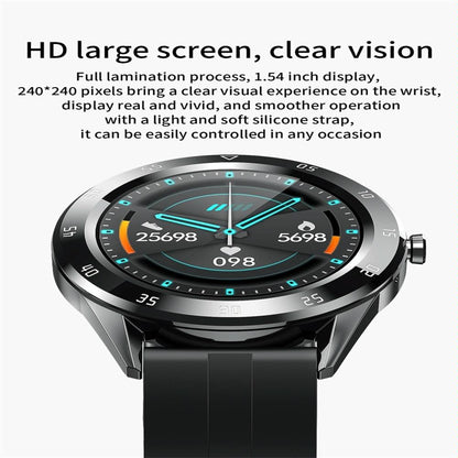 Waterproof Smart Watch With Heart Rate And Sleep Monitoring - Ip68 - Coffee