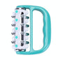 Curved Handheld Roller Massager 5 Rows Soothing Relief - Green