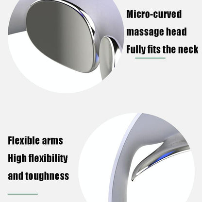 Mini Cervical Vertebra Massager For Neck Protection 159X129X61.5 Mm - White