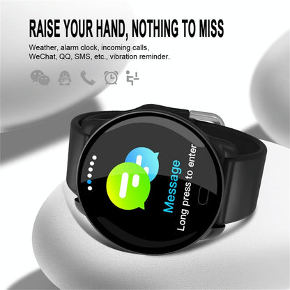 Smart Bracelet With Call / Heart / Blood Monitoring - Colour Screen - Black