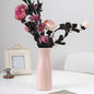 Versatile Plastic Vase For Home Decor And Flower Arrangements - Pink