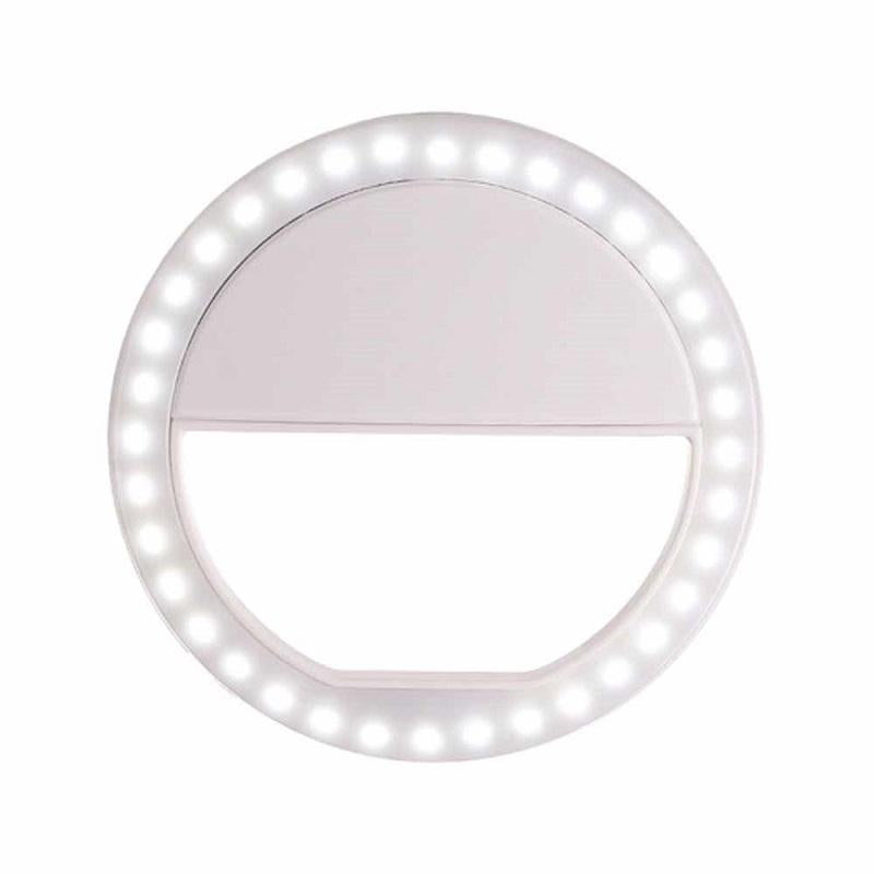Ring-shaped Selfie Light for Live Photography - Led Flashlight - Black