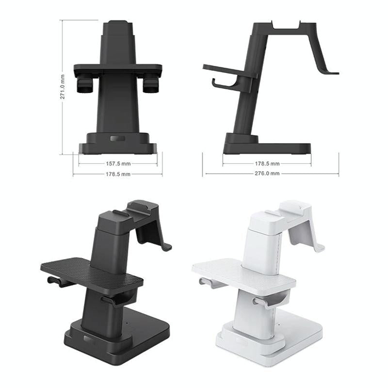 Universal Vr Headset Handle Bracket - Compatible With Pico4 Meta Quest Rift S Htc - White