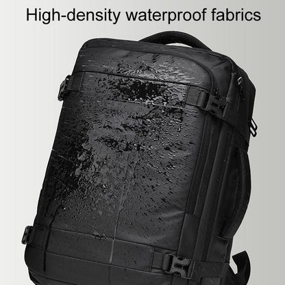 Expandable Double Shoulder Backpack For Business Or Casual Use - Gray