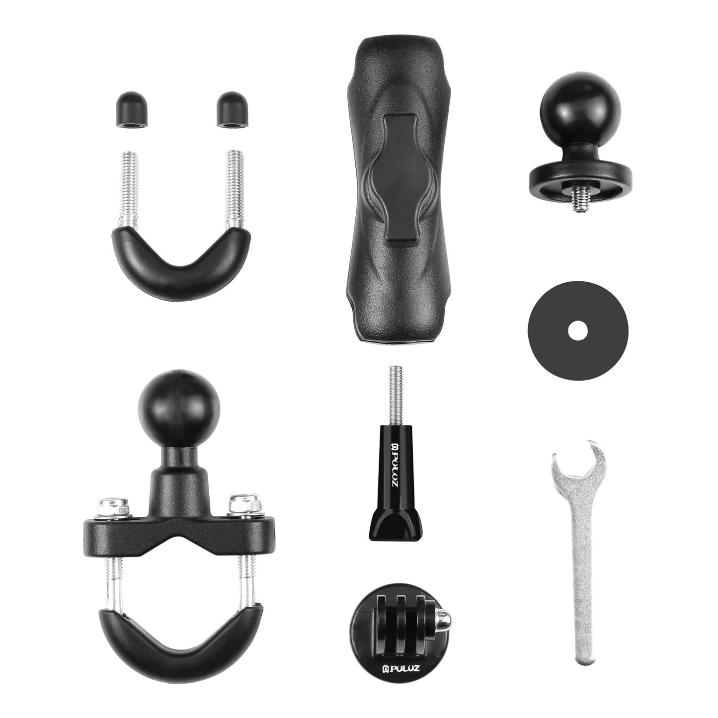Motorcycle Handlebar Fixed Mount U Bolt Base Holder For Gopro And Other Action Cameras