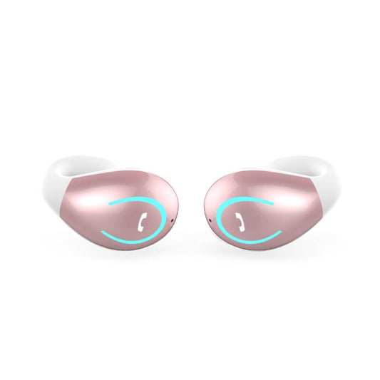 Ultra-light Wireless Bluetooth Earphones - Yx08 Stereo V5.0 - Pink