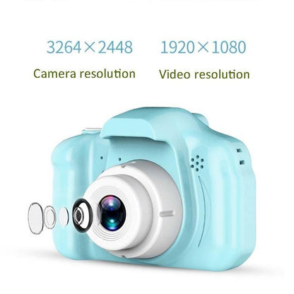 Portable 8.0mp Hd Children's Digital Camera with 2.0 Screen - Pink