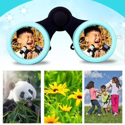 Children's Bird Watching Binoculars - 4x30 Perfect Gift - Rain Season Blue
