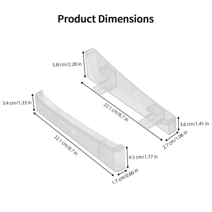 Universal Horizontal Stand For Ps5 Slim - Digital / Optical Drive Version - White