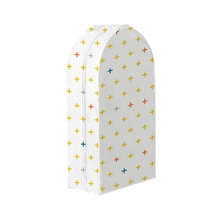 Small 3D Hanger Pocket Wardrobe With Dust Cover - Flowers