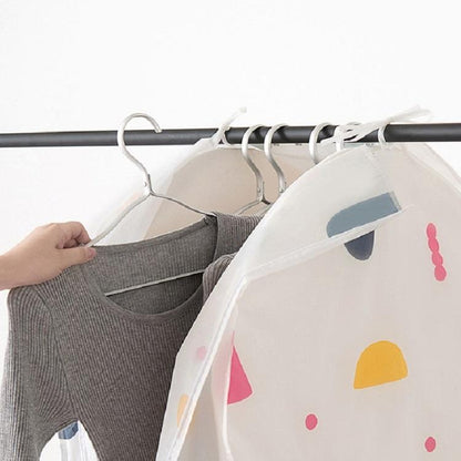 Small 3D Hanger Pocket Wardrobe With Dust Cover - Flowers