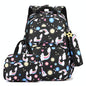Kids Backpack Set With Lunch Bag & Pencil Case - 3 In 1 - Black