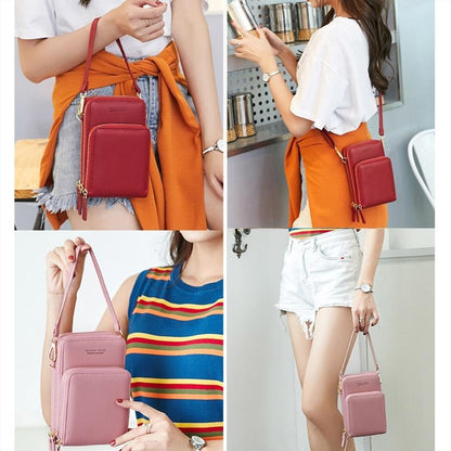 Multifunctional Touch Screen Phone Bag - Yellow