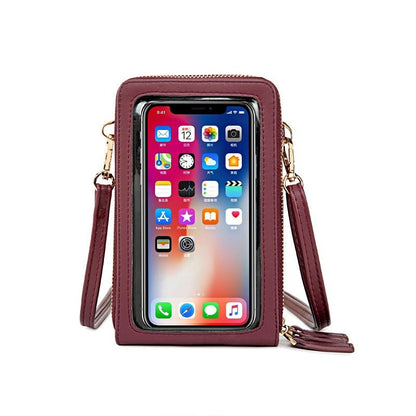Multifunctional Touch Screen Phone Bag - Yellow