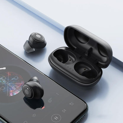 True Wireless Bluetooth Earphones with Charging Box - 5.0 - White