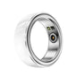 Smart Ring With Heart Rate Blood Oxygen Sleep & Sports Modes - R8 Size 20 - White