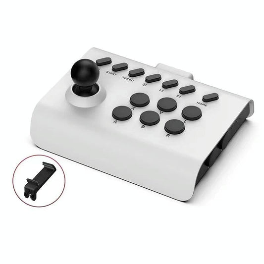 Wireless Bluetooth Gamepad For 2.4G Joystick Gaming - White Black