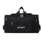 Large Capacity Shoulder Travel Bag - Black