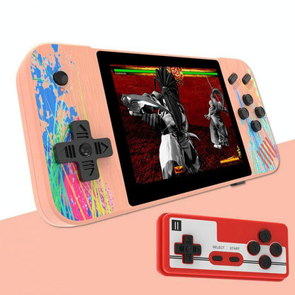 Macaron Handheld Game Console With 3.5 Screen - 800 Built-In Games For Dual Players - Grey