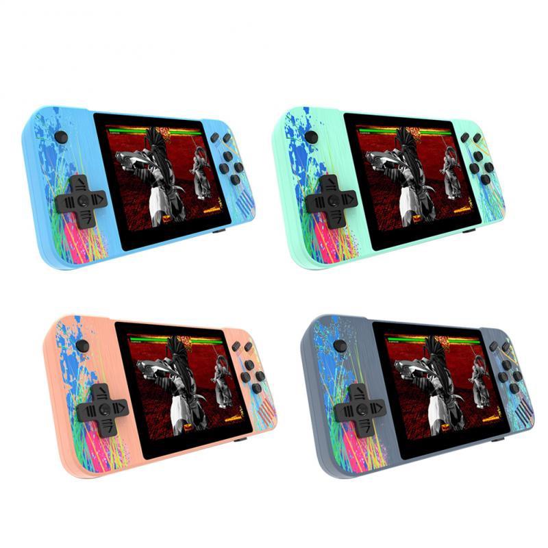 Macaron Handheld Game Console With 3.5 Screen - 800 Built-In Games For Dual Players - Grey