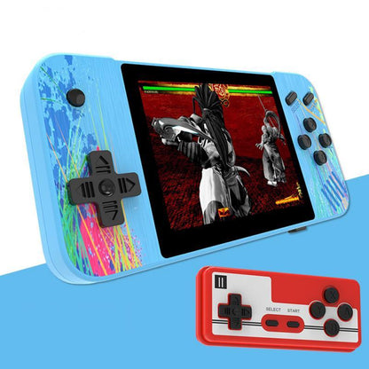 Macaron Handheld Game Console With 3.5 Screen - 800 Built-In Games For Dual Players - Grey