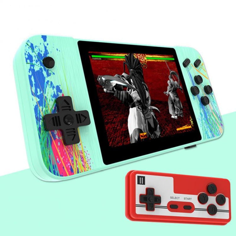 Macaron Handheld Game Console With 3.5 Screen - 800 Built-In Games For Dual Players - Grey