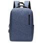 Anti Theft Usb Backpack For Business & School - Blue