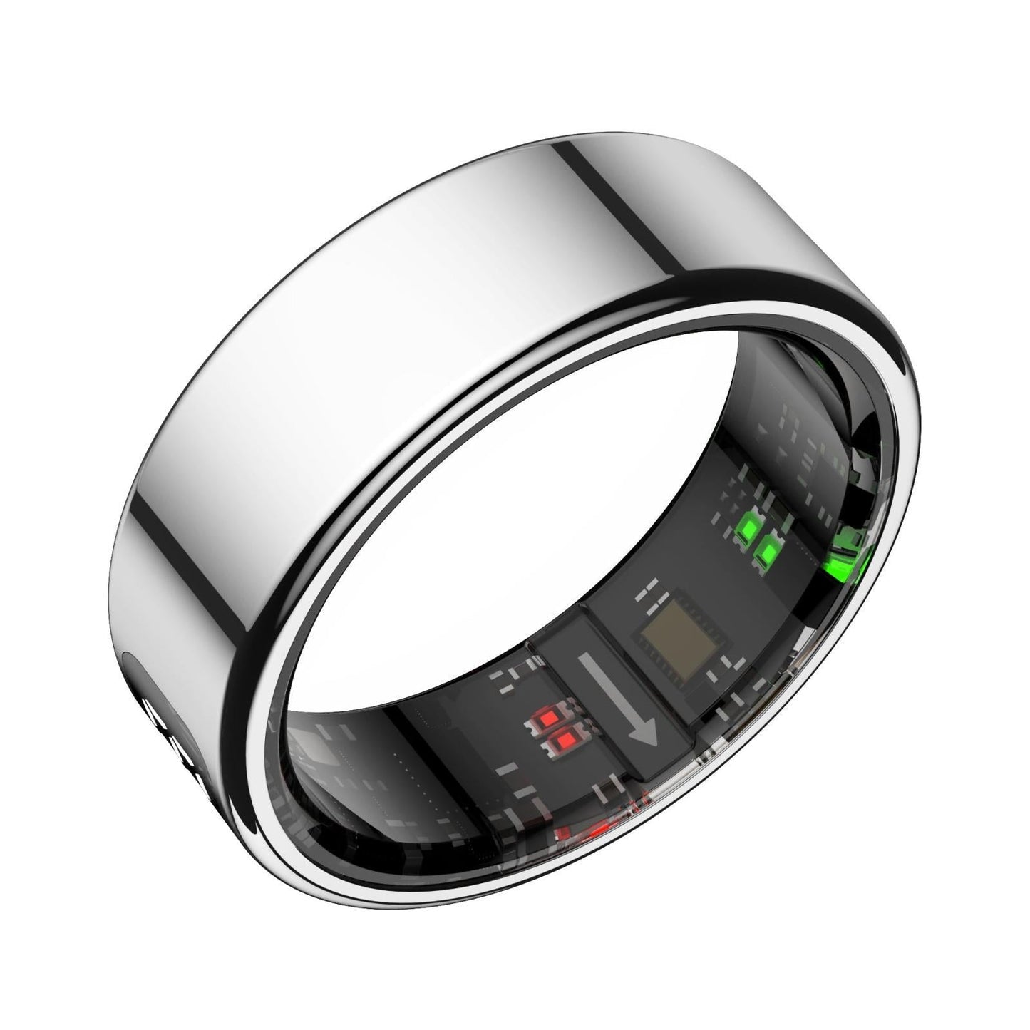 Smart Ring Heart Rate Blood Oxygen Sleep Sports Size 13 - Gold